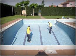puesta en marcha de la piscina